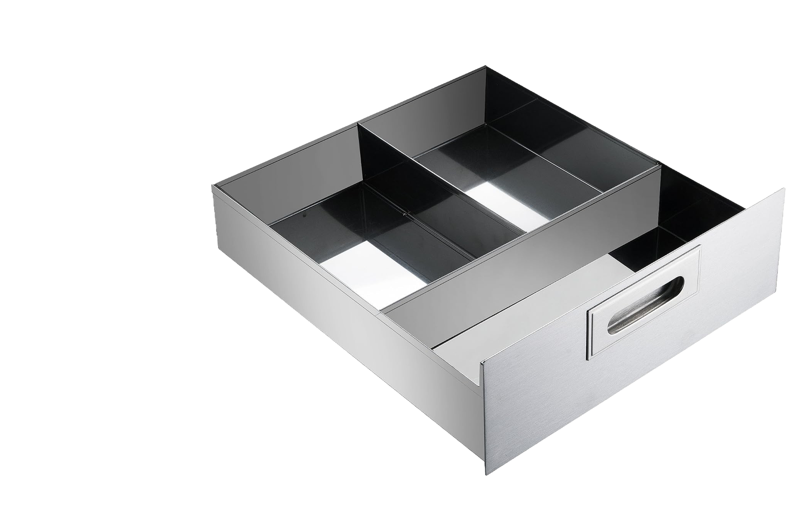 Cotton Candy Machine Storage Drawer – Party For Less Rentals Aurora Denver CO Stainless steel pull-out storage drawer from the Great Northern Popcorn Vortex cotton candy machine at Party For Less Rentals in Aurora Colorado – party rental accessory for the Denver area