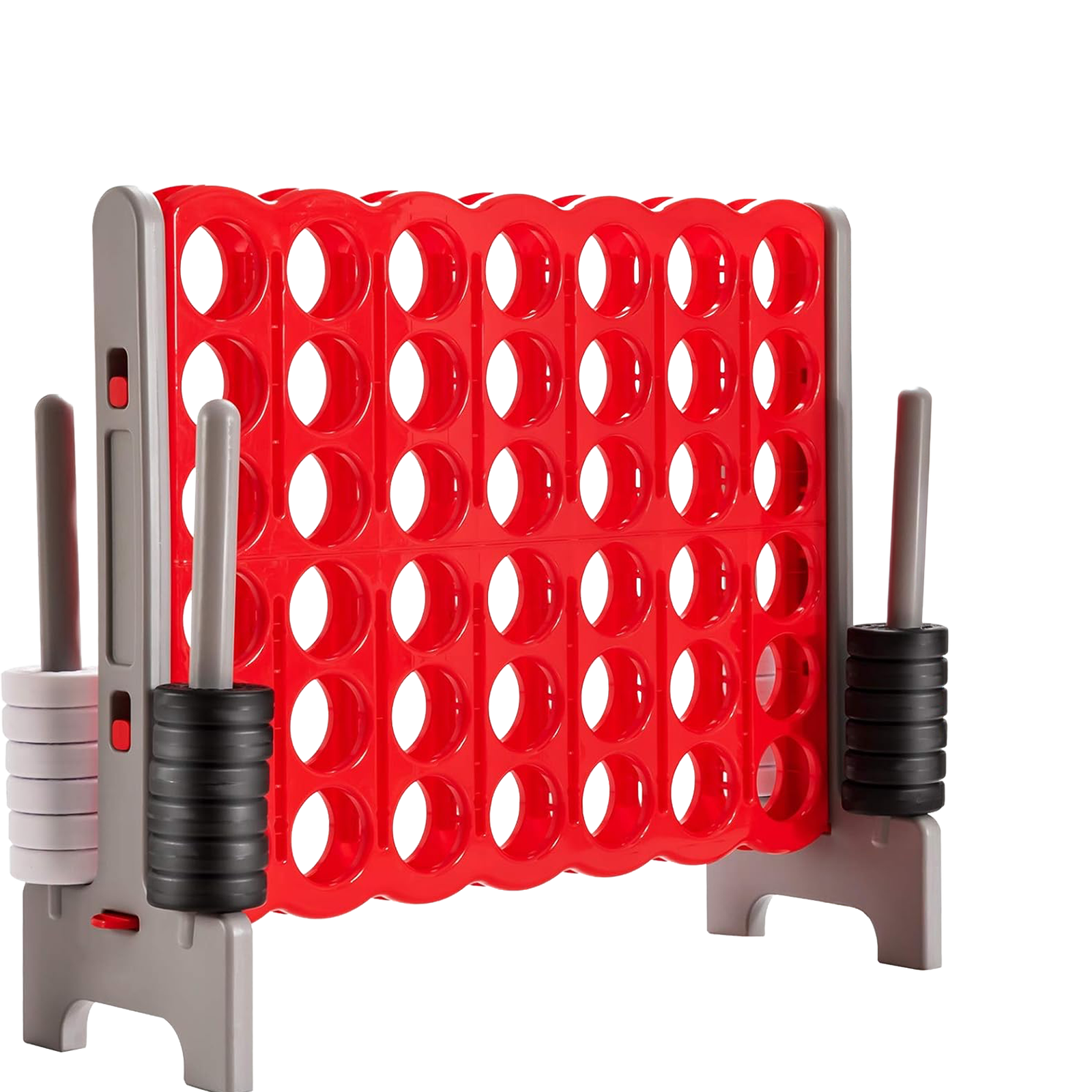 Giant 4-in-A-Row Jumbo Game Rental | Party For Less Rentals Aurora Denver CO Party For Less Rentals giant 4-in-a-row jumbo connect four game full product view Aurora Denver Colorado