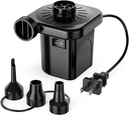 Blueberry Pop Electric Air Pump | Included with Balloon Arch Rental | Party For Less Rentals Aurora Denver CO Electric air pump included with Blueberry Pop reusable balloon arch – portable inflator and deflator by Party For Less Rentals in Aurora and Denver Colorado